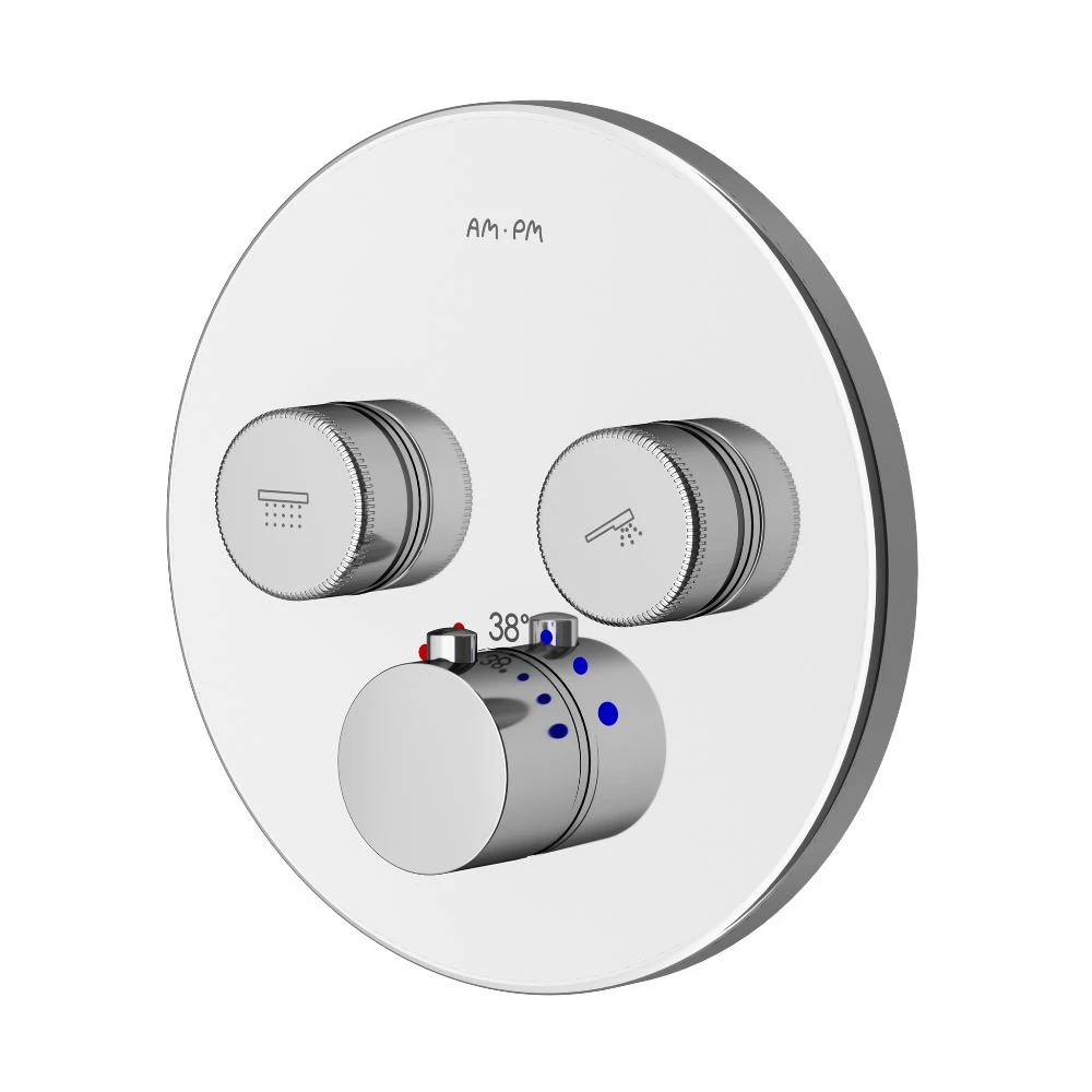 Смеситель для ванны и душа AM.PM Inspire V2.0 с термостатом (F50A85700)