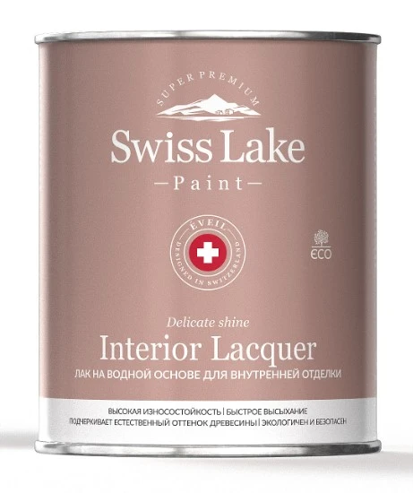 Лак Swiss Lake Interior Lacquer для внутренней отделки матовый 3 л