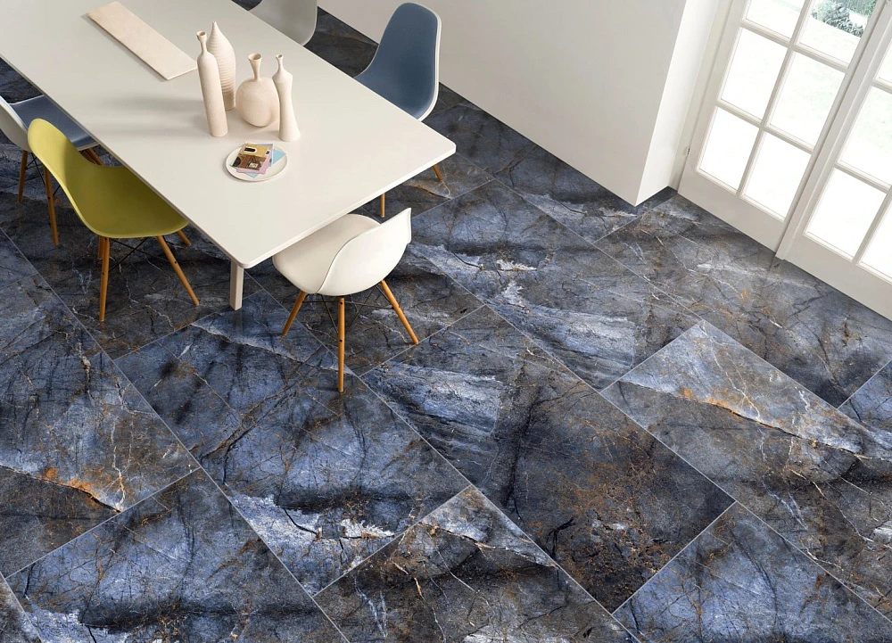Керамогранит Primavera Bigium Blue High Glossy 60x120 см (GR202)